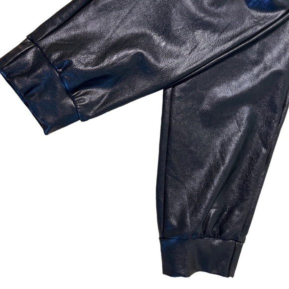 COMMANDO Faux Leather Jogger Pants Size Small in Black - Picture 9 of 16